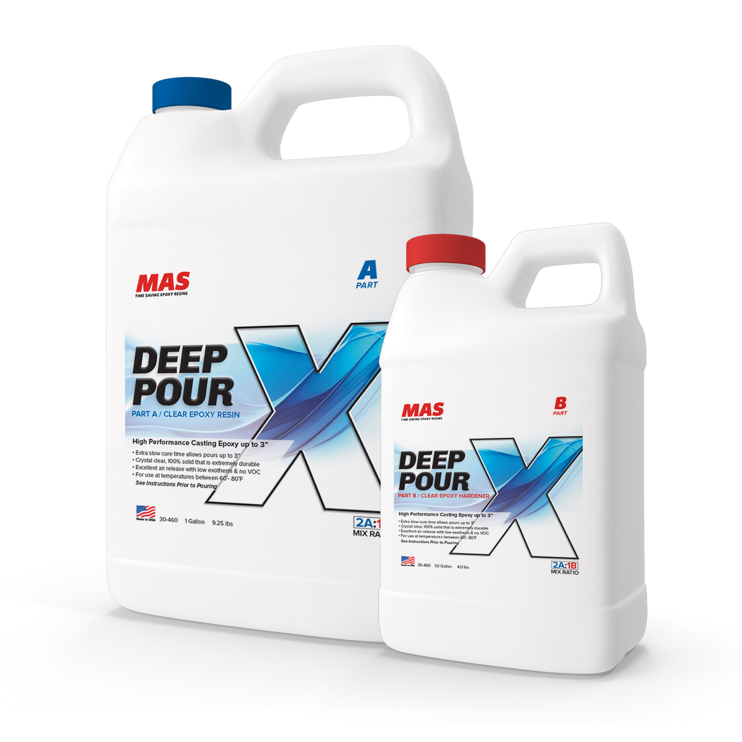 can you mix MAS Deep Pour X with MAS Deep Pour