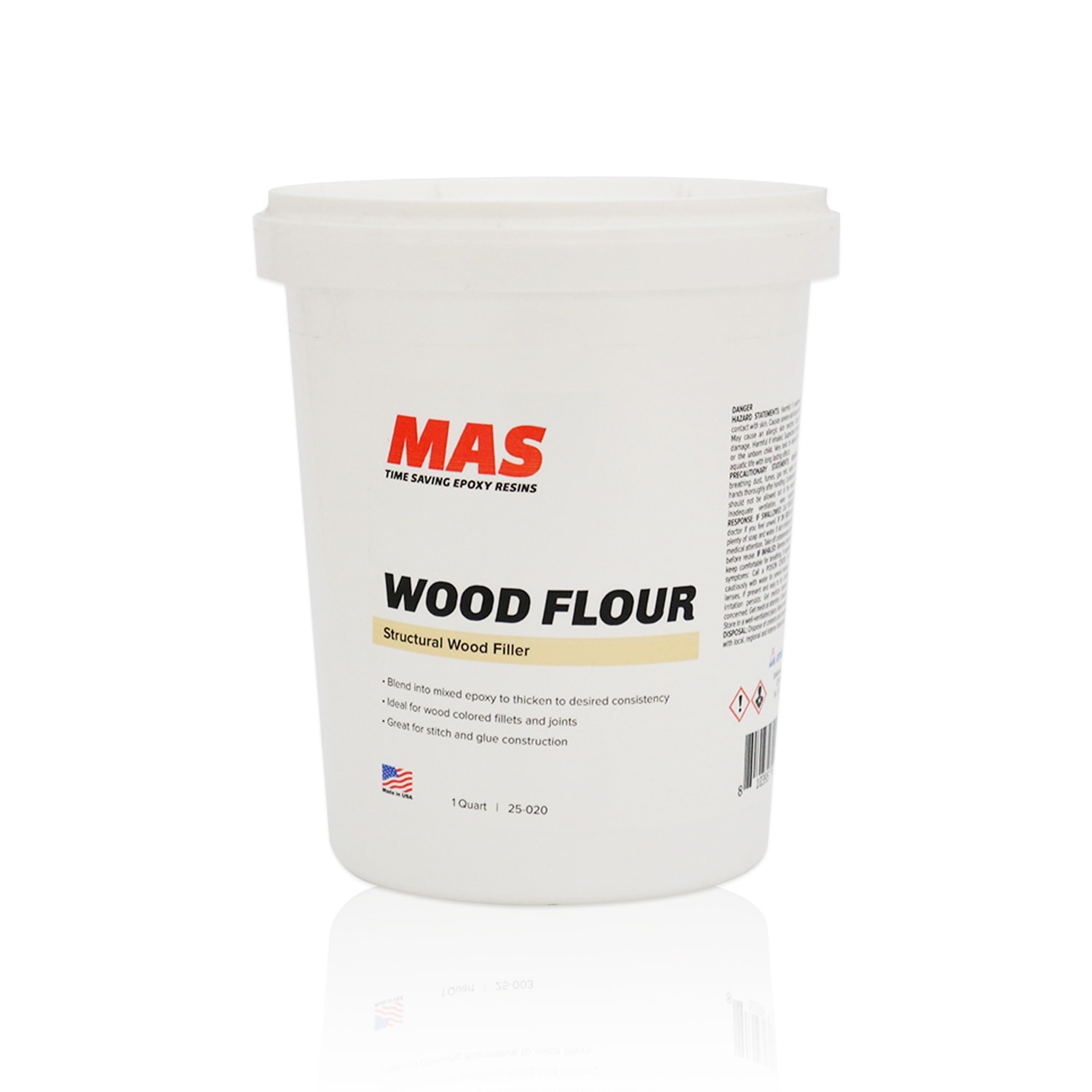 Is wood flour for epoxy resin