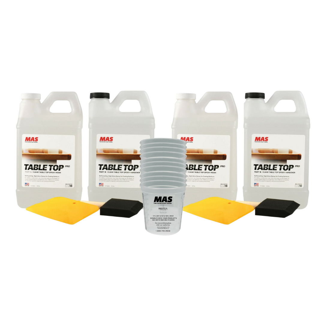 Table Top Pro 4 Gallon Kit with 8oz Mixing Cups Bundle Questions & Answers